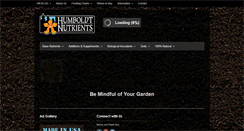 Desktop Screenshot of humboldtnutrients.com